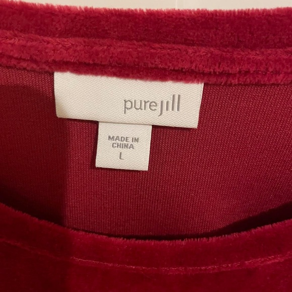 pureJill J.Jill Red Tunic - Size Large - Picture 2 of 4